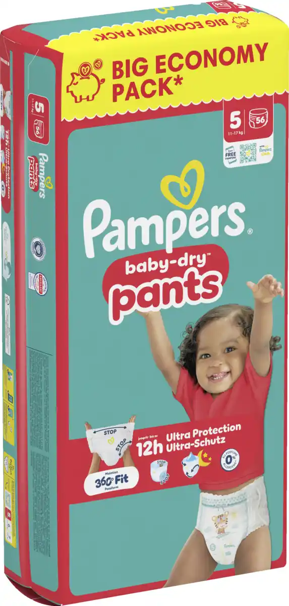 Bild 1 von Pampers Baby Dry Pants Gr. 5 Junior (11-17 kg) Big Eco Pack