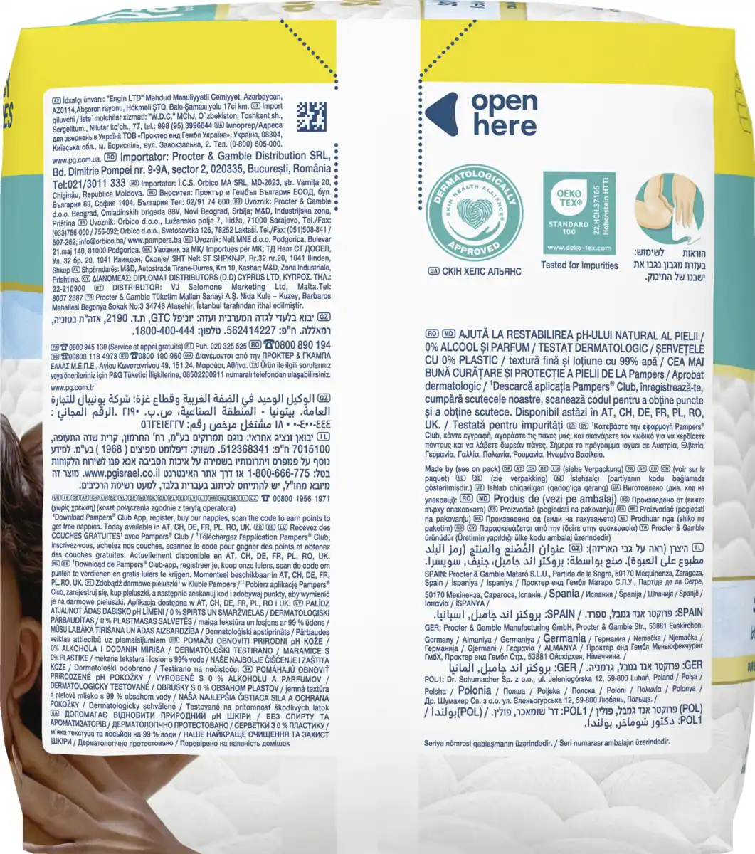 Bild 2 von Pampers Feuchttücher Aqua Soft touch (6x48 Stück)