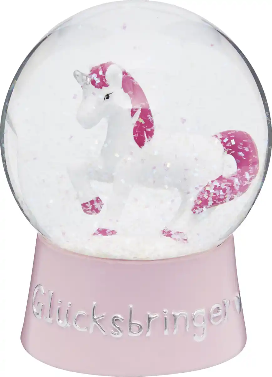 Bild 1 von IDEENWELT Glitzerkugel Einhorn