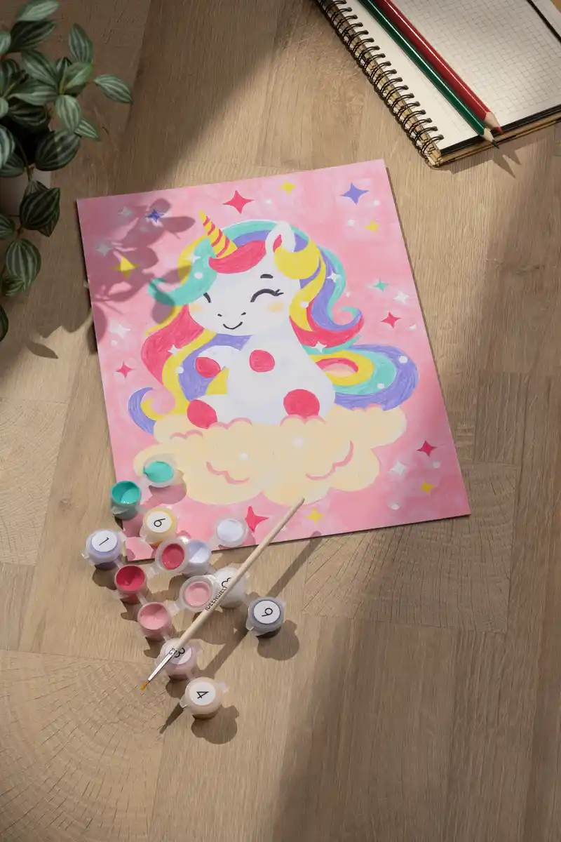 Bild 1 von IDEENWELT Malen nach Zahlen - Einhorn