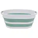 Bild 1 von HOME CREATION Faltbarer Wäschekorb, Grün