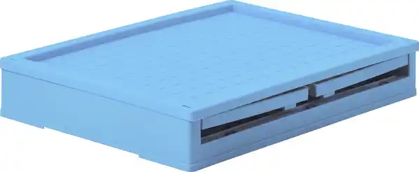 Bild 2 von IDEENWELT Klappbox mit Deckel Hellblau
