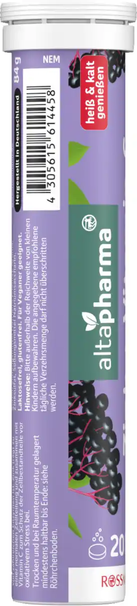 Bild 2 von altapharma Brausetabletten Zink + Vitamin C, 84 g
