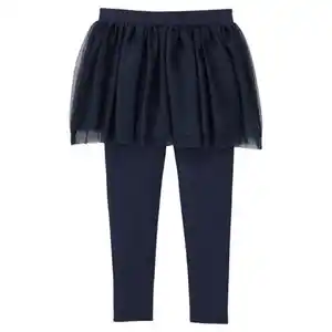 LILY & DAN Kleinkinder Leggings mit Tüllrock, Marine, 92
