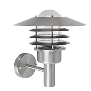 toom Außenwandleuchte 'Konstanz' Edelstahl Ø 27,5 x 29,6 cm