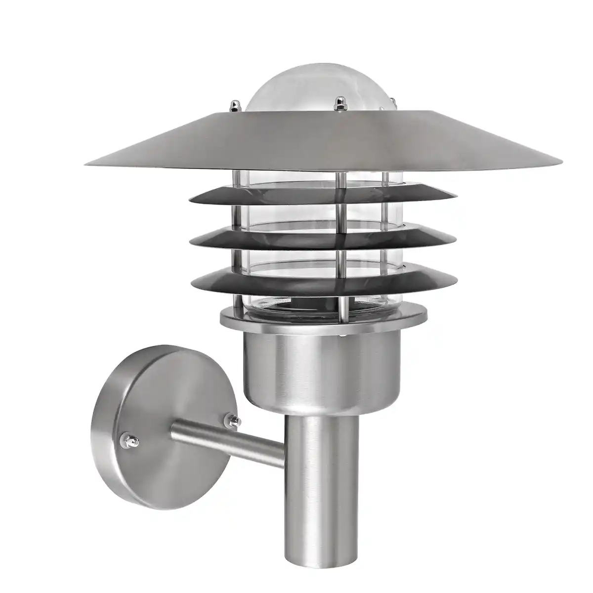 Bild 1 von toom Außenwandleuchte 'Konstanz' Edelstahl Ø 27,5 x 29,6 cm