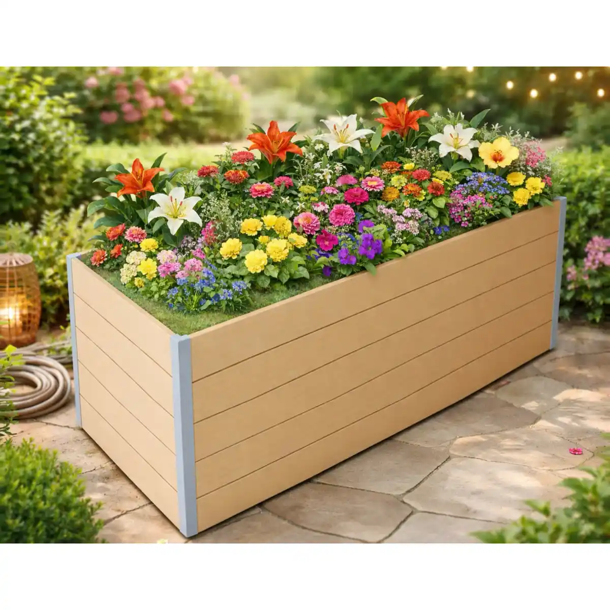 Bild 1 von Hochbeet WPC sand 160 x 75 x 70 cm