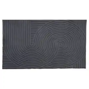 HOME CREATION Struktur-Fußmatte, Anthrazit Bögen