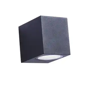 toom Außenwandleuchte 'Luanda' schwarz 9,2 x 6,8 x 8 cm