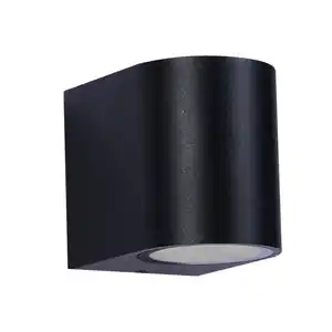 toom Außenwandleuchte 'Luanda' schwarz 9,2 x 6,8 x 8 cm