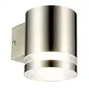 Bild 1 von toom LED-Wandleuchte 'Lotse' chromfarben Ø 9 x 10,5 cm