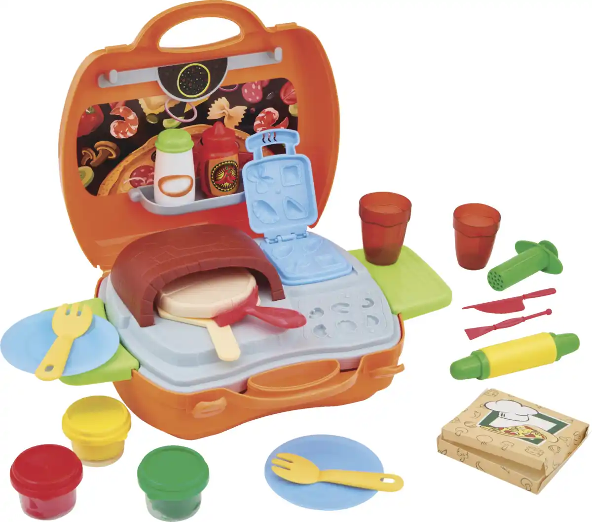 Bild 1 von IDEENWELT Knetkoffer Kino Snackbar Rot