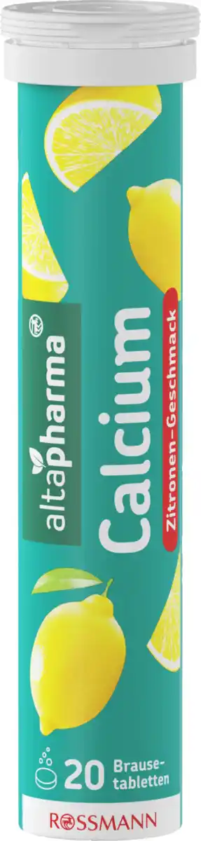 Bild 2 von altapharma Brausetabletten Calcium mit Zitronengeschmack, 90 g