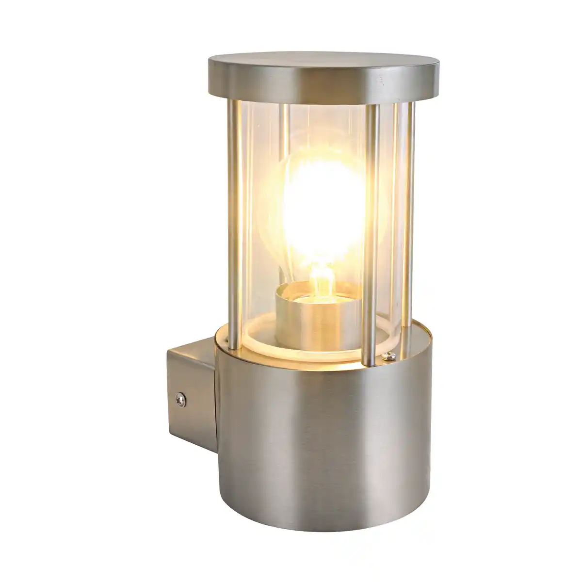 Bild 1 von toom Außenwandleuchte 'Split' Edelstahl Ø 10,2 x 19,5 cm