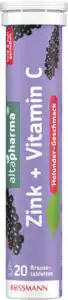 altapharma Brausetabletten Zink + Vitamin C, 84 g