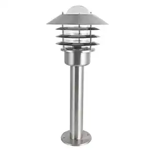 toom Wegeleuchte 'Konstanz' Edelstahl Ø 21,6 x 49,3 cm