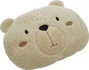 IDEENWELT Teddy-Kissen Beige