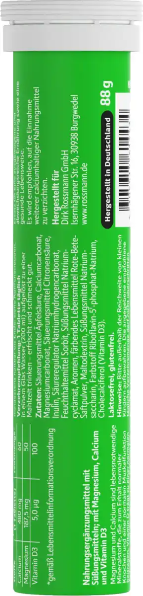 Bild 4 von altapharma Magnesium + Calcium + D3 Brausetablette, 92 g