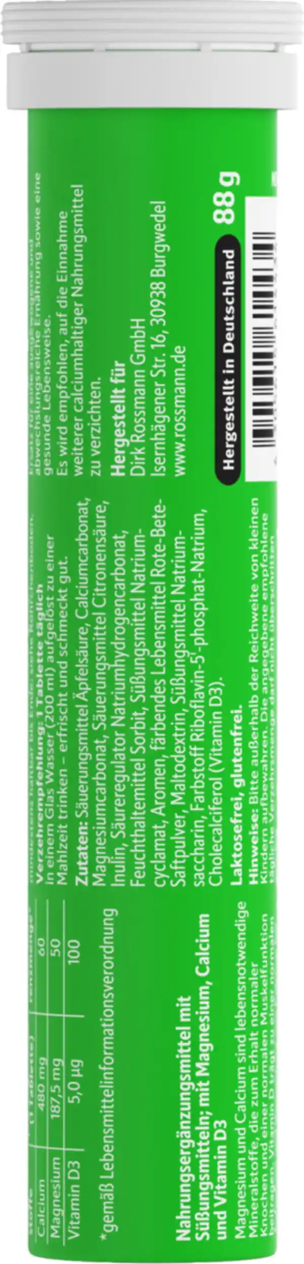 Bild 4 von altapharma Magnesium + Calcium + D3 Brausetablette, 92 g