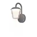 Bild 1 von toom LED-Außenwandleuchte 'Porto' aluminiumfarben 17,6 x 12 x 24 cm