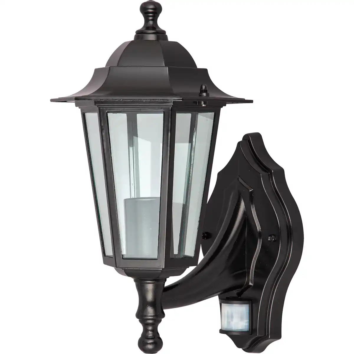 Bild 1 von toom Außenwandleuchte 'Heidelberg' schwarz 25 x 19,5 x 34,5 cm, mit Bewegungsmelder