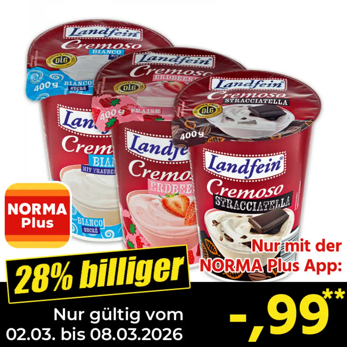 Bild 1 von Landfein Cremoso Joghurt
