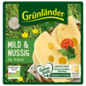 Grünländer Käsescheiben mild & nussig oder Naturfreunde Tilsiterscheiben