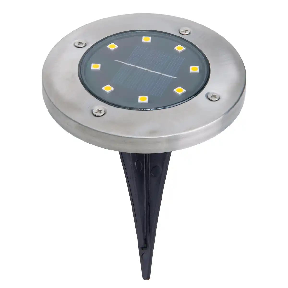 Bild 1 von Light & More Solar Bodenspieß 4er Set silber