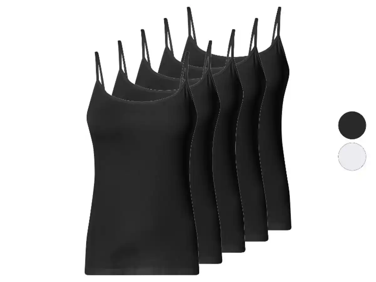Bild 1 von esmara® Damen Spaghettitops, 5 Stück