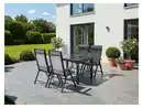 Bild 2 von LIVARNO® Alu-Set »Houston«, 5-teilig - Ausziehtisch & 4 Klappsessel, hellgrau-meliert