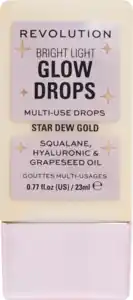 REVOLUTION Highlighter Glow Drops Bright Light Star Dew Gold, 23 ml