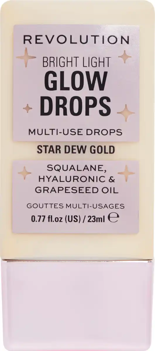 Bild 1 von REVOLUTION Highlighter Glow Drops Bright Light Star Dew Gold, 23 ml