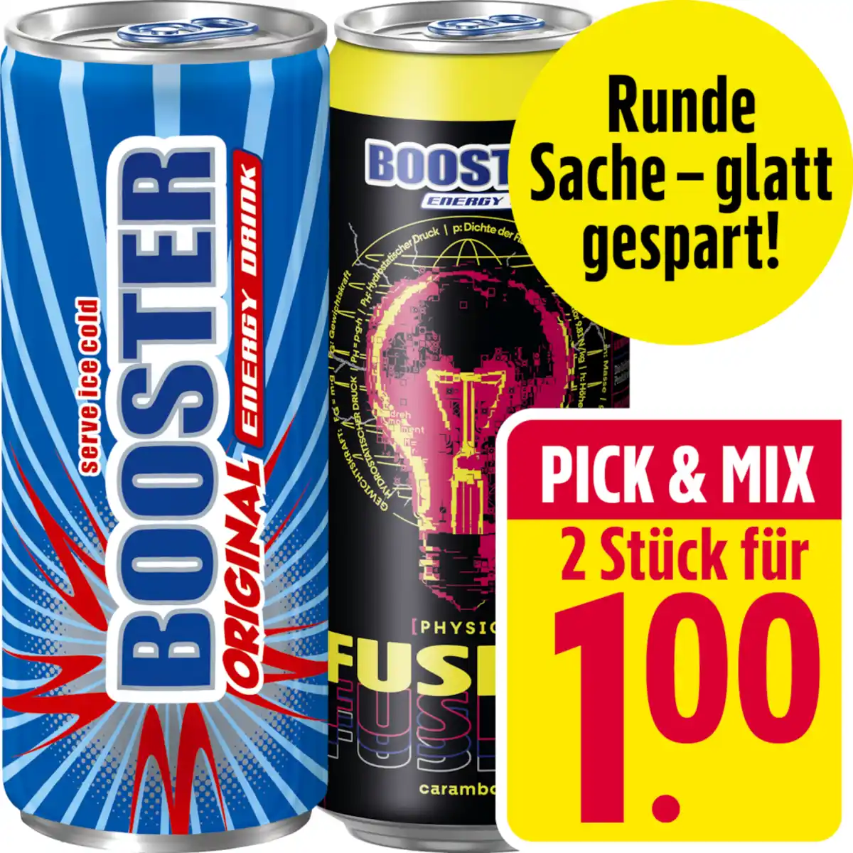 Bild 1 von Booster Energy oder Energy4Life Drink