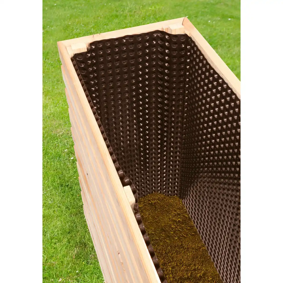 Bild 3 von Mr. GARDENER Noppenfolie, für Hochbeete, BxL: 0,8 x 6,5 m, HDPE, braun