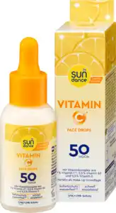 SUNDANCE Sonnenfluid Gesicht drops mit Vitamin C, LSF 50, 30 ml