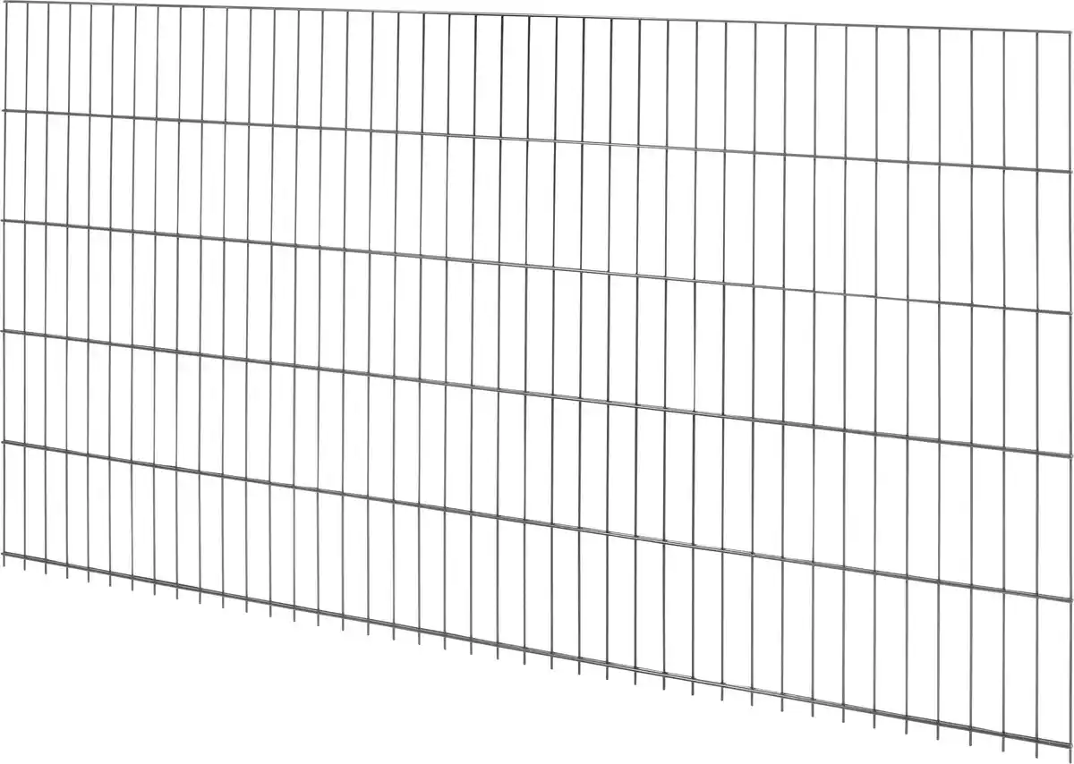 Bild 1 von Floraworld Doppelstabmatte-Zaun Comfort 201 x 103 cm anthrazit