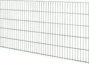 Floraworld Doppelstabmatte-Zaun Comfort 201 x 103 cm moosgrün