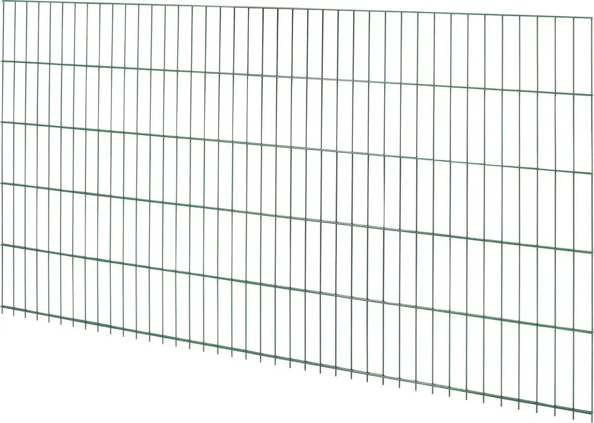 Bild 1 von Floraworld Doppelstabmatte-Zaun Comfort 201 x 103 cm moosgrün