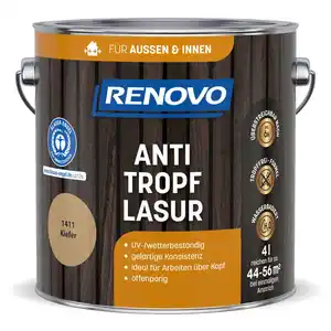 RENOVO Holzanstrich »1411«, Tropffrei-Formel, 4,0L, kiefer