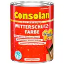 Bild 1 von CONSOLAN Wetterschutzfarbe, 2,5 Liter, seidenglänzend, dunkelbraun