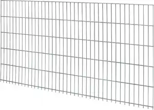 Floraworld Doppelstabmatte-Zaun Comfort 201 x 103 cm feuerverzinkt