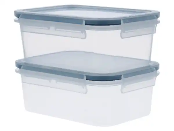 Bild 2 von SILVERCREST® Frischhaltedosen mit Klickverschluss (Dose mit Deckel, 2er)