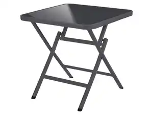 LIVARNO® Alu-Glastisch »Houston / Toronto«, 70 x 70 x 70 cm