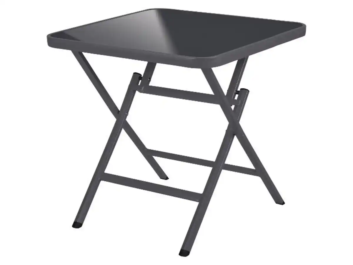 Bild 1 von LIVARNO® Alu-Glastisch »Houston / Toronto«, 70 x 70 x 70 cm