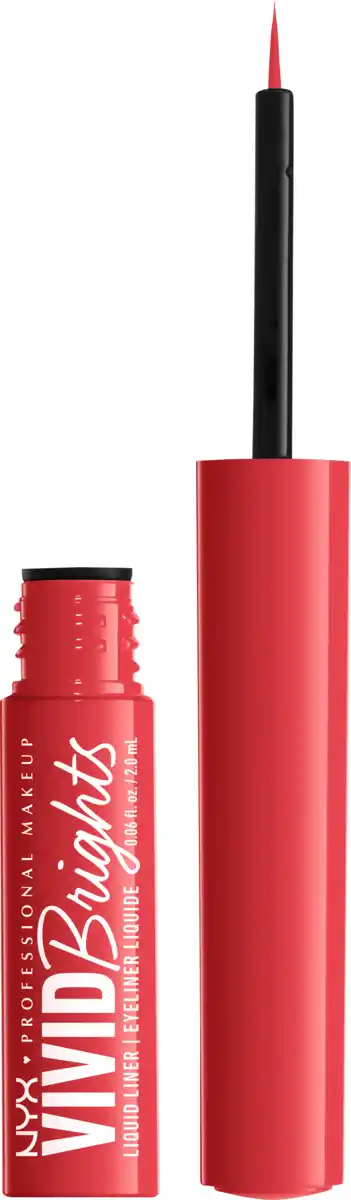 Bild 1 von NYX PROFESSIONAL MAKEUP Liquid Eyeliner Vivid Bright 04 On Red, 2 ml