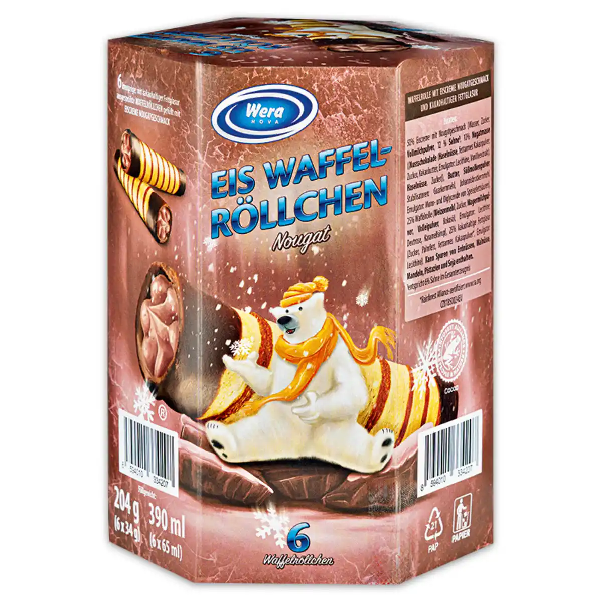 Bild 2 von Wera Eis Waffelröllchen