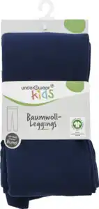 under2wear kids Leggings Jersey Baumwolle navy Taschen Gr. 110/116