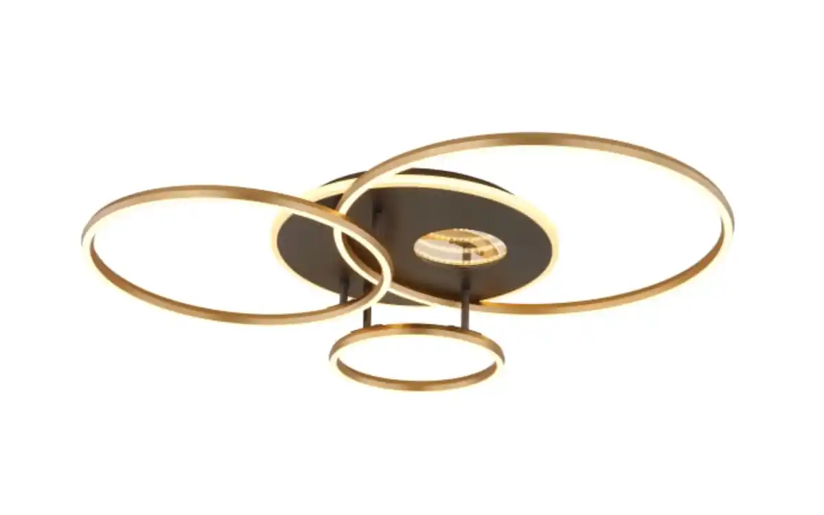 Bild 3 von LED-Deckenleuchte Invertina, goldfarbig, inkl. Fernbedienung