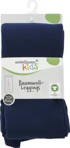 under2wear kids Leggings Jersey Baumwolle navy Taschen Gr. 122/128