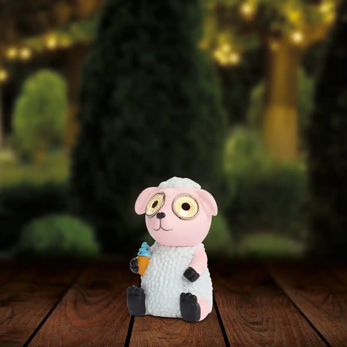 Bild 1 von Solar-Tierfigur mit Leuchtaugen, Höhe ca. 13 cm